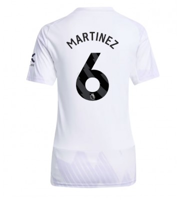 Manchester United Lisandro Martinez #6 Udebanetrøje Dame 2025-26 Kortærmet